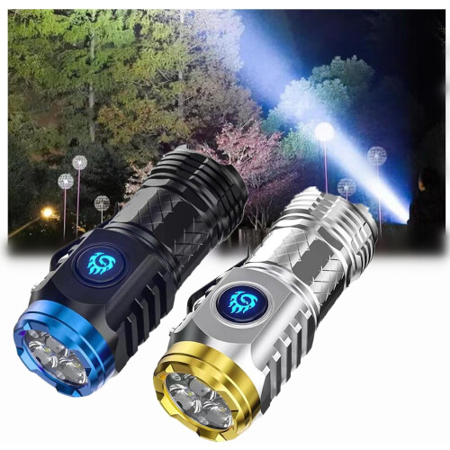 Rungungde Three-Eyed Monster Mini Flashlight Rechargeable