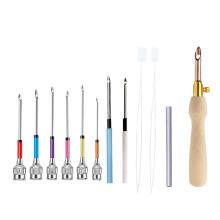 Embroidery Punch Tool Kit for DIY Rug Making 12 Pieces