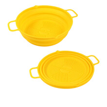 Rungungde silicone baking tray 7.5 inch foldable food-grade