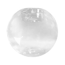 European round glass candle holder 1 piece