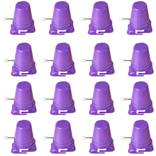Clockwork Legged Robot Toy Purple 40PCS
