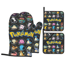 Pokemon oven mitts and pot holders 4-piece set