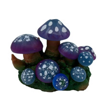 Mini mushroom terrarium natural appearance aquarium decor