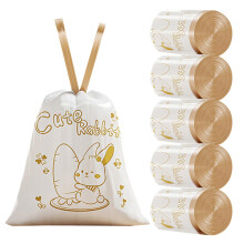 Runskmd cartoon drawstring trash bags 15/75 count