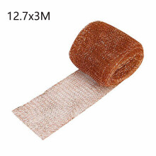 Copper pest control mesh for DIY hole filling and rodent