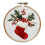 Christmas Cross Stitch Kit with Hoop Cloth Threads 1
