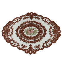 Embroidered Lace Placemat Coaster Set 2 pcs