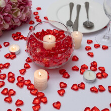 Plastic Heart Decorations 240pcs
