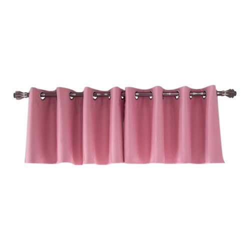 Tainini Kitchen Valance Curtains Thermal Insulated Rod