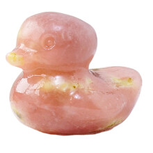 Crystal duckling sculpture miniature stone art 1 piece