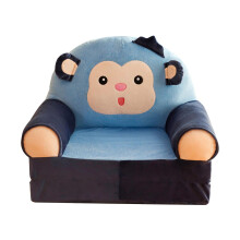 Runskmd Plush Foldable Kids Sofa Bed Cartoon Design 1 Piece