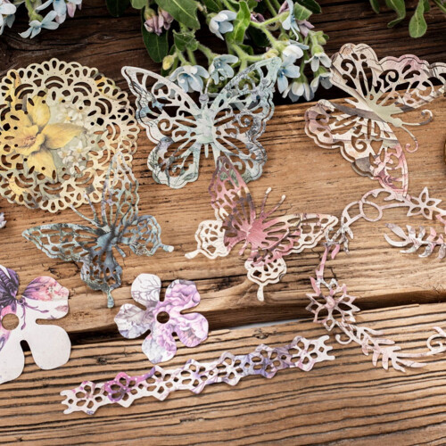 Confezione di carta vintage per scrapbooking e journaling30 2