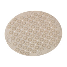 Tainini Round Non-Slip Shower Mat with Drain Hole