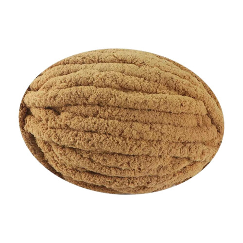 Khaki Chunky Polyester Yarn for Crocheting and Knitting