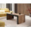 Cama MILA bench/table 120x60x50 oak wotan + black 2