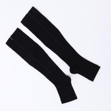 Compression Stockings Zipper Open Toe 20-30mmHg