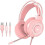 3.5mm gaming headset pink stereo wired with mic 1