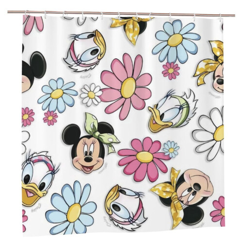 Mickey Mouse shower curtain waterproof polyester one size