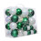 Christmas Balls Tree Ornaments 46 pcs White Green 1