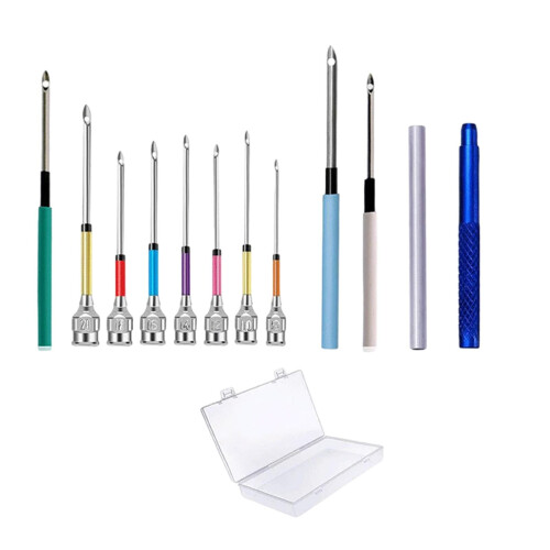 Embroidery Punch Tool Kit for Rug Tufting 12 pcs
