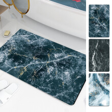 RFUGUG bathroom rug non-slip rubber backing 16x24 in