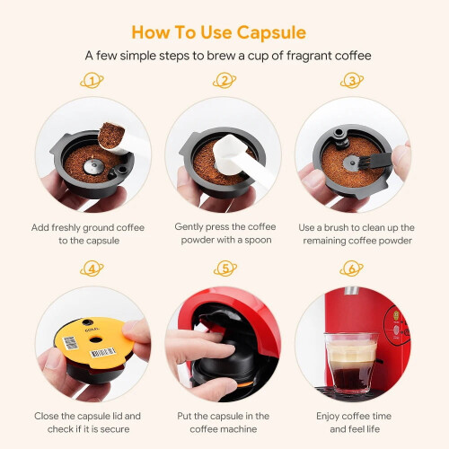 Bosch refillable coffee capsules for Tassimo and Nespresso 2
