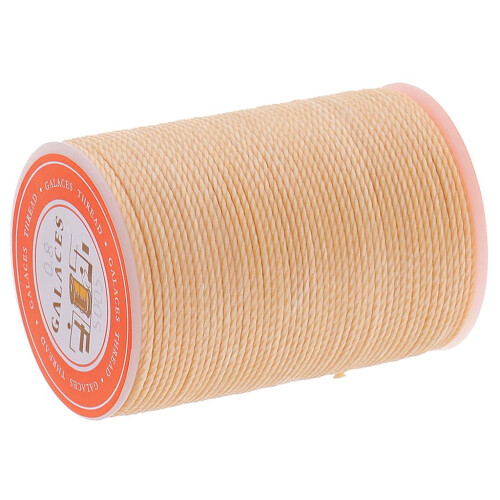 Leather sewing thread cord beige 5 meters