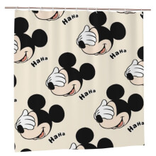 Mickey Mouse shower curtain waterproof polyester one size