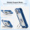 Θήκη iPhone16 6,1 ιντσών με βάση στήριξης και στρατιωτική ποιότητα 5
