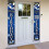 60th Birthday Decoration Blue Silver Balloon Banner 3