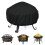 Unicook Round Fire Pit Cover 38 Inch Black 1