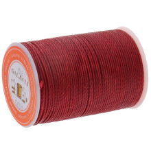 Leather Craft Thread Cord Deep Red 55 Meters