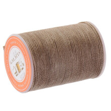 Polyester leather sewing thread cord 0.8mm 55m coffee