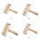 Rodillo de madera con relieve navideño y mango ergonómico 8
