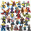 Superhero Action Figures Set Thor Iron Man Hulk Wolverine 1