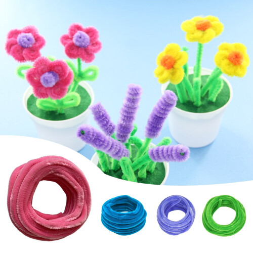 Chenille Stems Colorful Craft Wire 10mm 12m 2
