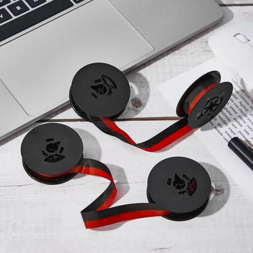 Typewriter ribbon twin spool black and red 4 pcs 2