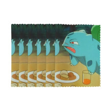 Bulbasaur placemats set of 6 heat resistant 12x18 in