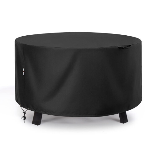 Unicook Round Fire Pit Cover 32 inch diameter 14 inch height