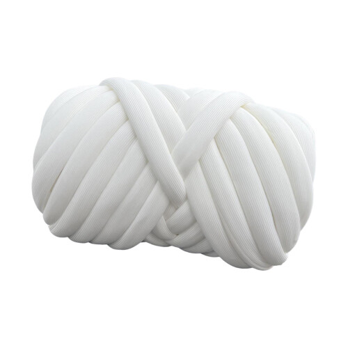 White Bulky Arm-Knitting Yarn 250g 65.6ft