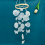 Butterfly Wind Chime DIY Kit Shell Decor 3-Pack 6