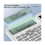 Calculadora científica com visor LCD de 12 dígitos e cor branca. 8
