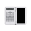 Calculadora científica com visor LCD de 12 dígitos e cor branca. 2