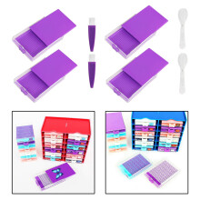 Tachiuwa diamond drill tray set violet 4 pcs