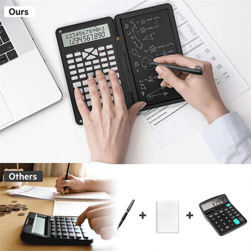 Calculadora científica plegable de 12 dígitos para la escuela 1