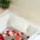 Bath Pillow for Tub with Suction Cups White 1 Pack 1