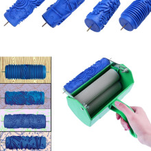 Woodworking Grain Printing Roller Blue