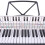 Pianonotentabel voor beginners: 54 61 76 88 toetsen 2