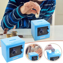 Kids Safe Bank with Coin Tray and Combination Lock