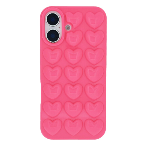 Θήκη iPhone16Pro για γυναίκες, διάφανο κάλυμμα από gel kawaii, 6.3 1